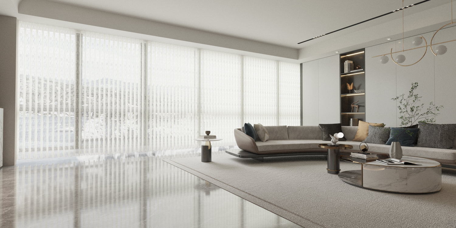 Dreamy Light-Filtering Sheer Voile Curtains for Living Room-2