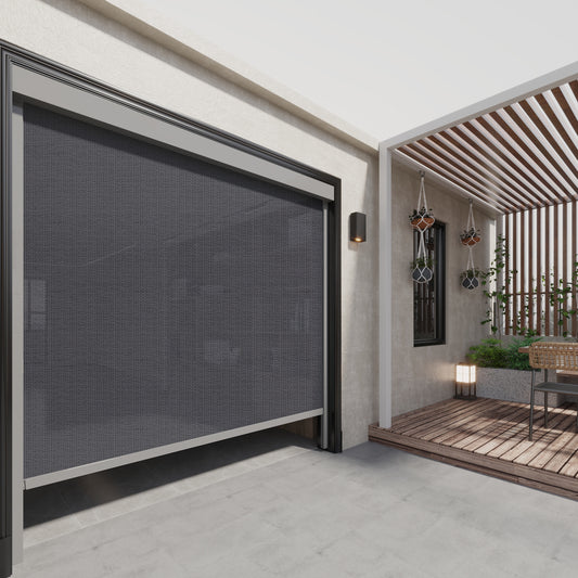 SC‑9 Total Blackout Shade Fabric – 100% Light Blocking for Complete Privacy &amp; Darkness – All‑Weather, Flame‑Retardant – Ideal for Bedrooms, Home Theatres &amp; Commercial Spaces